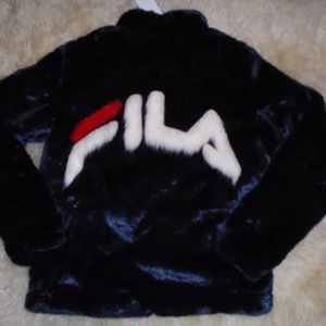 fila arianna faux fur jacket